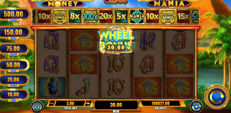 Money Mania Cleopatra Slot ข นตอนการกดแทงบอล fun88