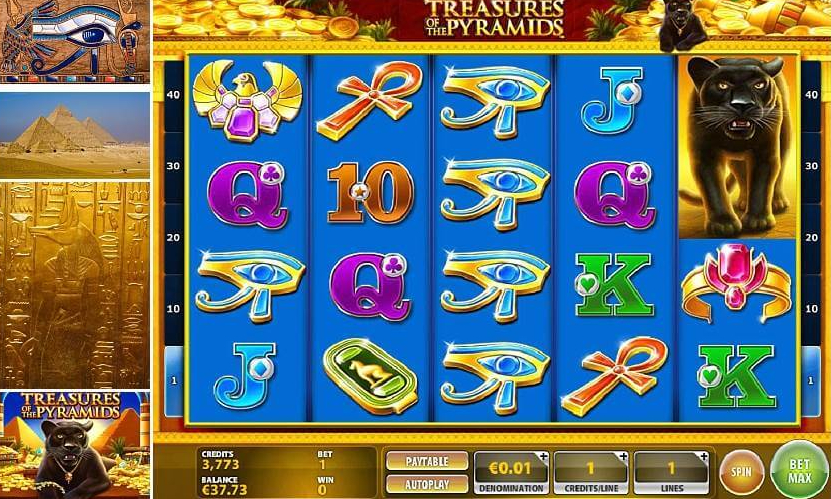 Treasures of the Pyramids Slot ข อ รห ส โปร โม ช น fun88