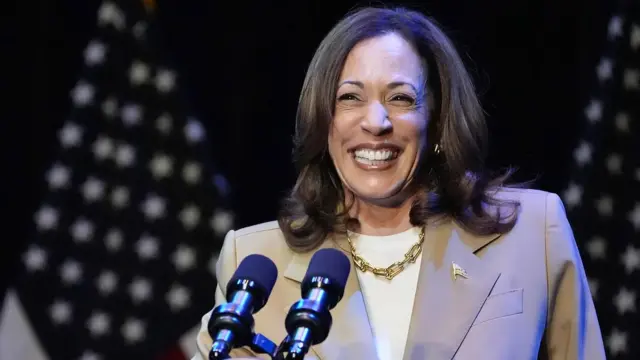 US vice president Kamala Harris has attempted to painted herself as the underdog in the upcoming US presidential elections (Credit: Getty Images)